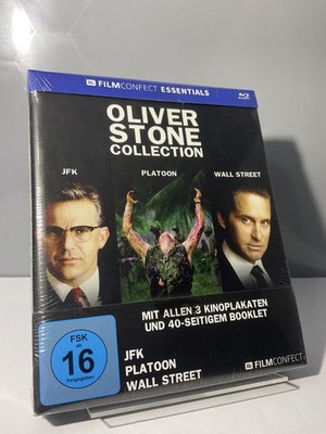 Oliver Stone Collection - Platoon / JFK / Wall Street (3x Blu-ray Mediabook) OVP