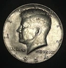 1964 50C Kennedy Half Dollar AND 1942 Walker Half Dollar 90% Silver