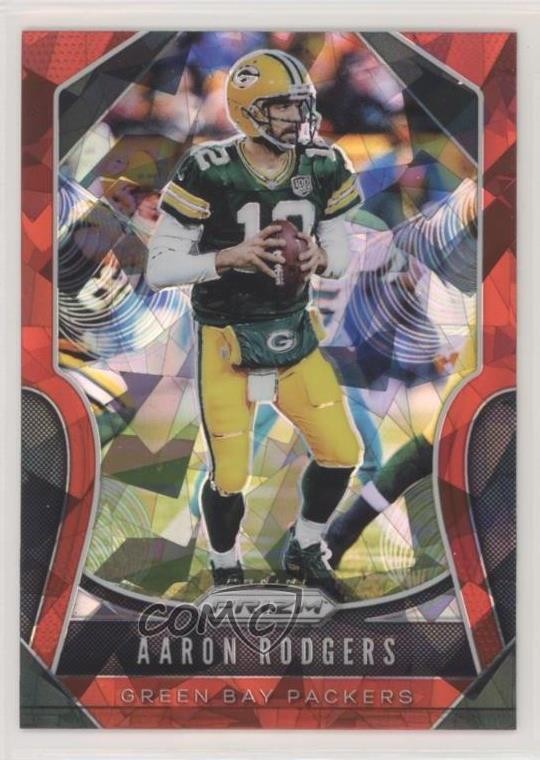 2019 Panini Prizm Red Ice Prizm Aaron Rodgers #119 7xr