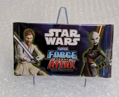 1x TOPPS Force Attax Serie 2 Booster Englisch - NEU - Star Wars Clone Wars - OVP - Bild 1 von 4
