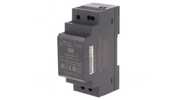 5904006763257 Przetwornica Dc/Dc 30W 18-75VDC 12VDC Iwyj 2, 5A DDR-30L-12 Mean W-image