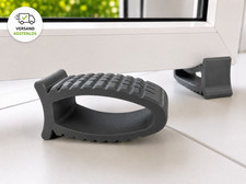 Fensterstopper, Türstopper für Balkontüren , Terrasse, Fenster + Tür, grau