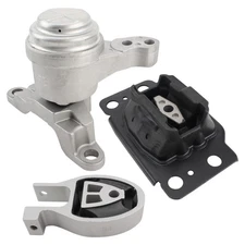 3 Engine Motor Mount & Auto Transmission Set for 2013-2020 Ford Fusion 1.5L 1.6L