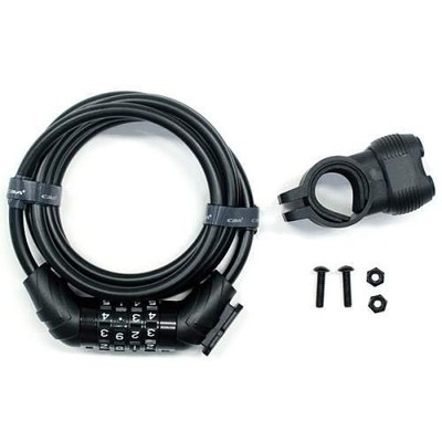 Velo (Asahi) Bracket Dial Wire Lock 8X1800Mm Combination Lock With Bracket_