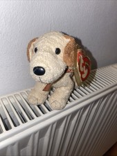 TY Beanie Babies Rufus The Dog Soft Toy 2000 With Tags And Plastic Cover