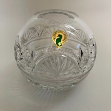 Waterford Crystal Jim O'Leary Collection Rose Bowl Vase
