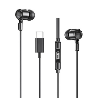 In-Ear Kopfhörer Headset für Apple iPhone 16e Mikrofon Typ-C Kabel USB C schwarz