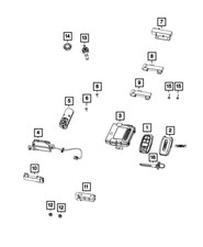 Genuine Mopar Hub Receiver 68383680AC