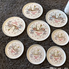 VTG Campbell  s Soup Kids Plastic Play Kitchen Dishes Cups Plates 17 pc set