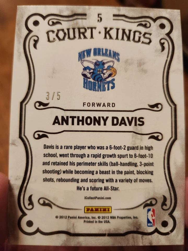 Lote de novato Anthony Davis Foto 3 de 4