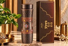 Premium Decorative Copper Water Bottle with Luxury Gift Box