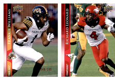 2021 Upper Deck CFL Football Exclusives xx/165 cards #1-200 U-pick From List