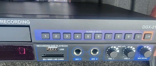 Acesonic DGX-210 Multi-Format Karaoke/DVD Player & Recorder With Remote + Cd's - Picture 9 of 12