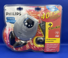 Philips AZ9103 Portable CD Player Silver Accessories NEW in Sealed Pkg Discman