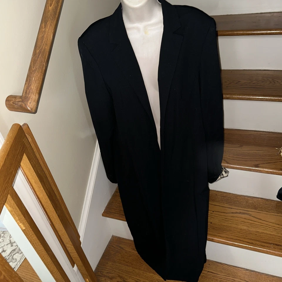 Exclusivo abrigo deportivo forrado de leopardo negro SPIEGEL 14 CARIDAD❤️348 Foto 2 de 4