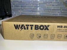 WattBox WB-800CH1U-IPVM-8 1U 8-outlet Integrated Faceplate IP Power Conditioner