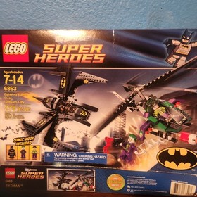 EMPTY BOX ONLY-LEGO SUPER HEROES 6863-BATWING BATTLE OVER GOTHAM CITY-NO LEGOS