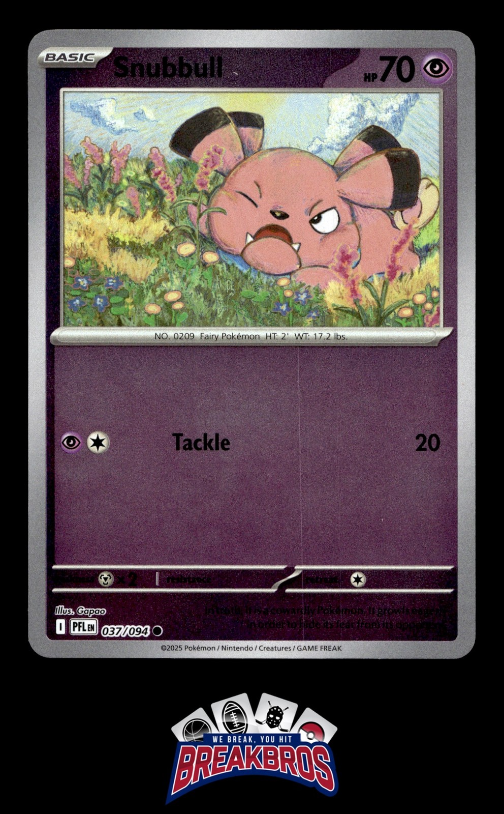 Snubbull ME02: Phantasmal Flames #037/094 Common