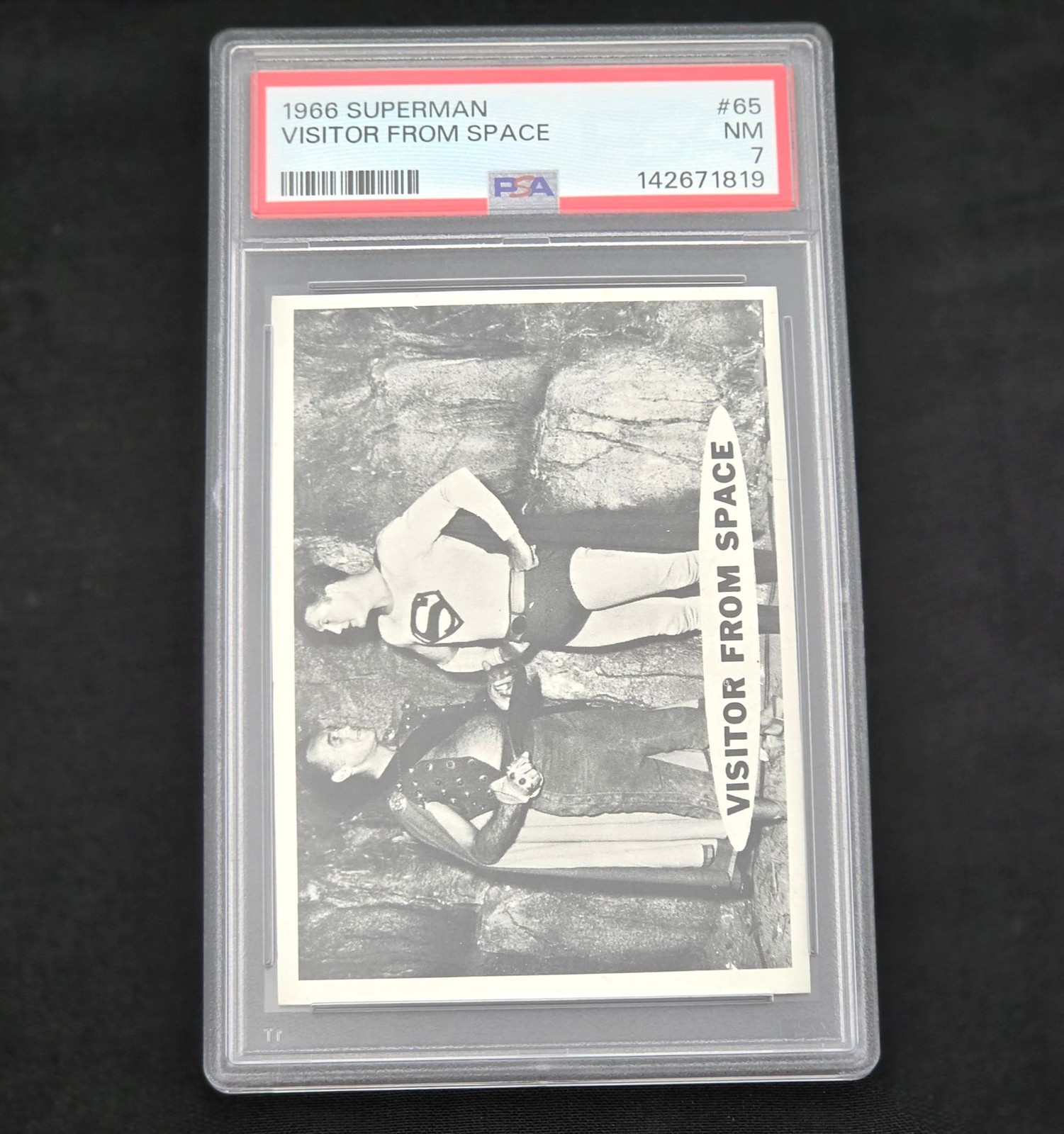 1966 Topps Superman #65 Visitor From Space PSA 7 NM