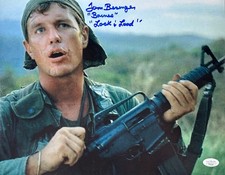 Tom Berenger Signed 11x14 Photo "Barnes" "Lock & Load" Platoon Private Signing