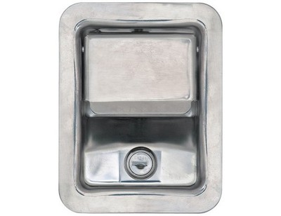 Buyers L3885RLS Stainless Steel Rotary Single Point Paddle Latch 1/2 In. Striker