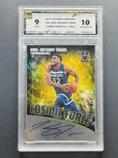 Panini Vanguard Karl Anthony Towns Cosmic Force 2017-18 dorado automático/10 TK 9/10