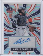 2026 USA BASEBALL STARS & STRIPES ANDREW COSTELLO SILVER PRIZM AUTO #NTS-AC