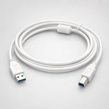 USB Printer Data Cable Compatible With Lexmark X2600 White 1.5m