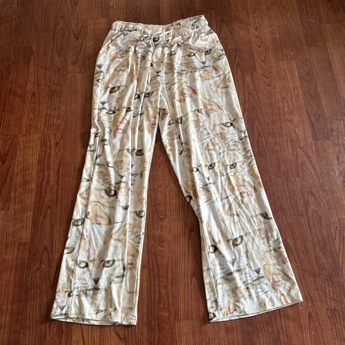 Katze Jogginghose Loungewear Beige. Größe L.