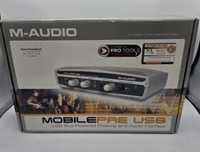 M-Audio MOBILEPRE USB 2 Channel Bus Powered Preamp  Audio Interface. Unit Only