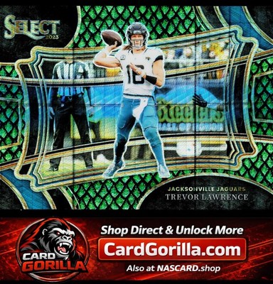 2023 Panini Select #343 Trevor Lawrence Dragon Scale Prizms #/70