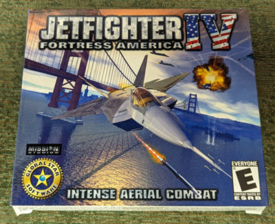 Jetfighter IV: Fortress America (PC, 2002) Computer Video Game CD-ROM Software