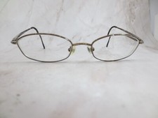 Luxottica Eyeglasses Frame 1520-4025 Women's Brown Metal Full Rim Oval 50-18-135