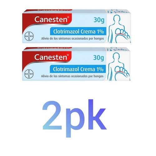 2pk Crema Canesten 30g para pie de atleta (FAST US SHIPPING) eBay