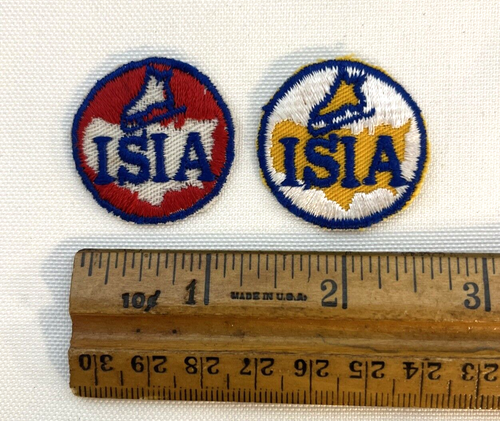 Vintage ISIA Embroidered Sew on Patches - Picture 2 of 3