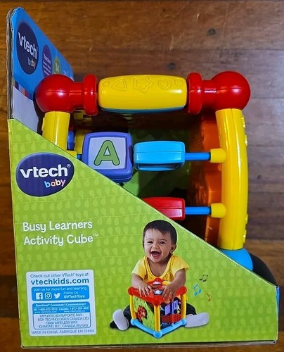 vtech Baby Toy | Busy Learners Activity Cube | NEW - Picture 2 of 4