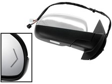 Espejo retrovisor plegable eléctrico para camioneta GM 2009-2014 señal de flecha cromo lado del pasajero
