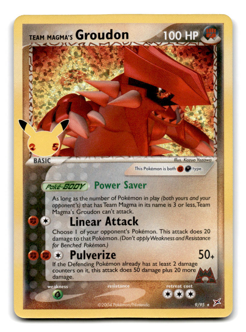 Celebrations: Classic Collection #9/95 Team Magma's Groudon | eBay