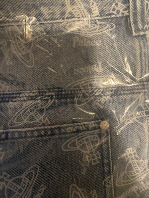 Palace Vivienne Westwood Denim Shorts Orb Stone Wash 36 Jean In