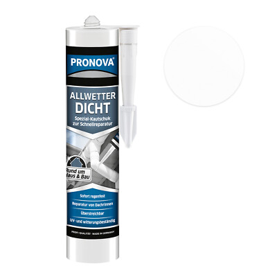 Allwetterdicht - Reparatur Dichtmasse sofort Regenfest 300ml Transparent 
