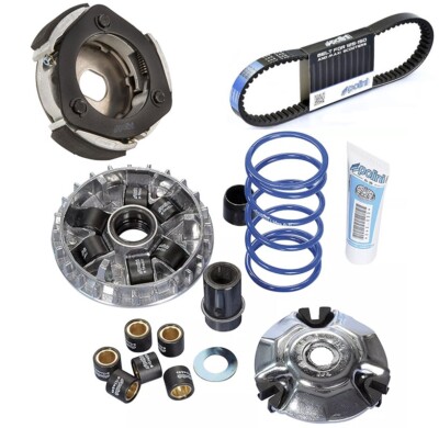 VARIATOR KIT + BELT + CLUTCH POLINI VESPA 125 150 LX ET4 ENGINE LEADER