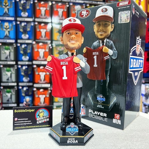 NICK BOSA San Francisco 49ers 2019 Draft Day Exclusive NFL Bobblehead nick-bosa-san-francisco-49ers-2019-draft-day-exclusive-nfl-bobblehead