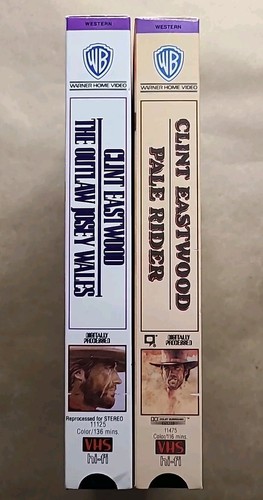 Clint Eastwood 2-Tape Western Set (VHS, 1992) Outlaw Josey Wales + Pale Rider - Picture 7 of 14