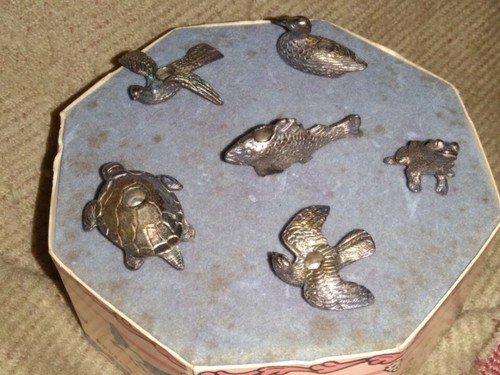 Vintage Reed Barton Metal Animal Birthday Candle Holders Ebay