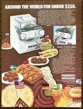 1982 PRINT AD for Osrow International Pasta & Dough Machines 