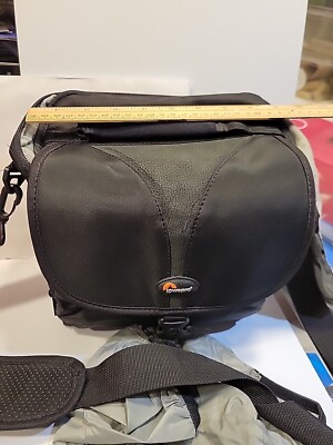Lowepro Universal DSLR Camera Bag w/ Strap + Rain Cover Black 