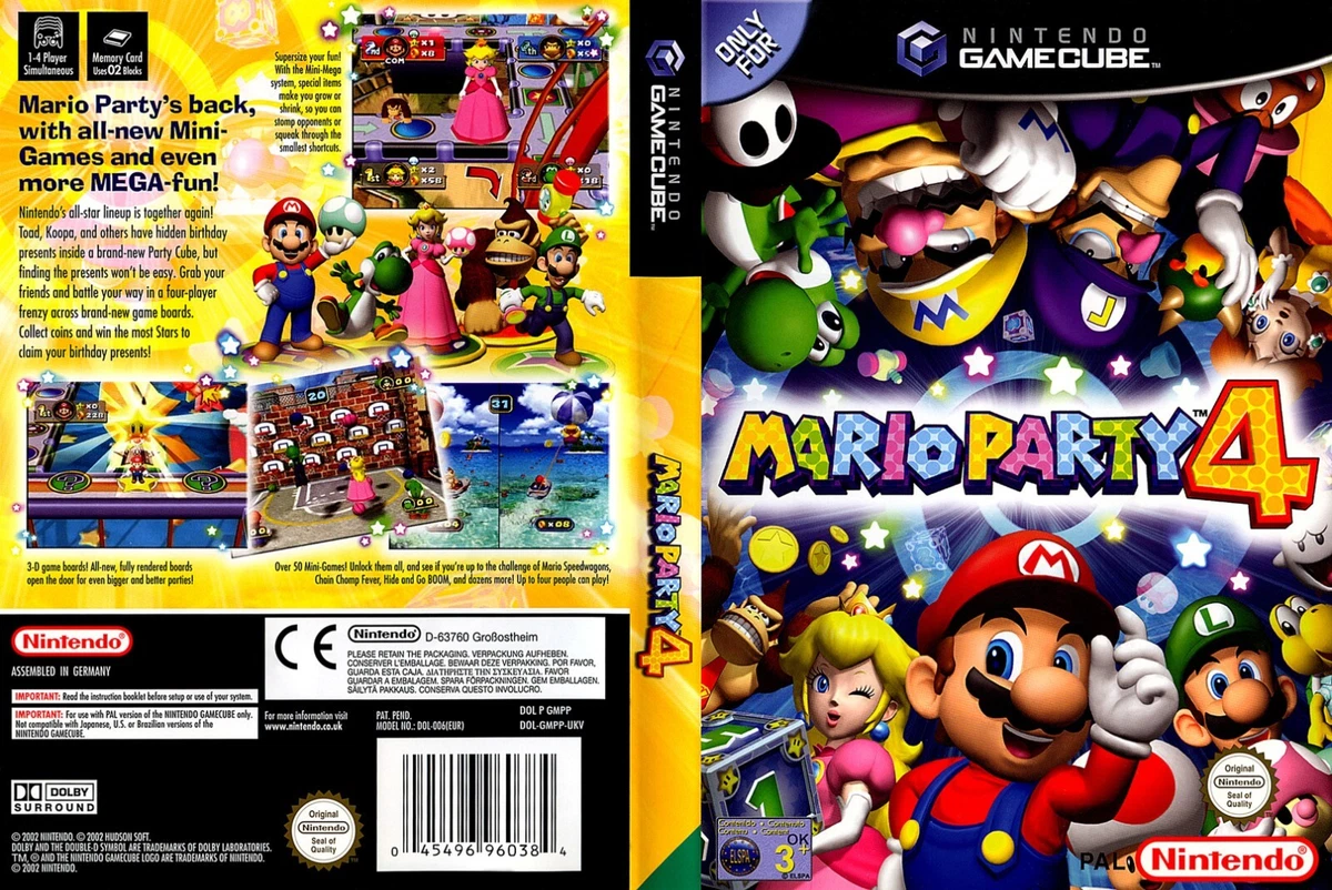 Mario Party 4 Gamecube Inlay Only | eBay