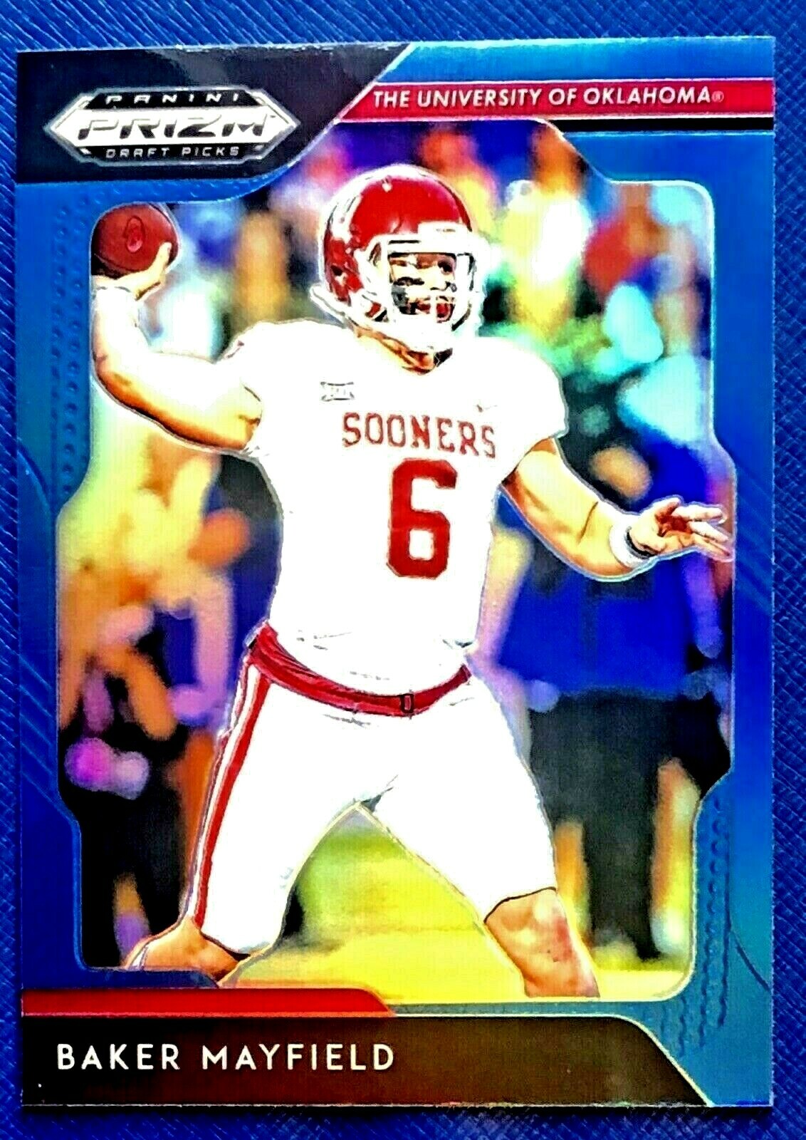 BAKER MAYFIELD 2019 Panini Prizm Draft Picks HOLO SILVER #12 OKLAHOMA SOONERS