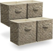 Sorbus Fabric Storage Cubes, Sturdy Collapsible Storage Bins with Dual Handles
