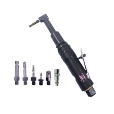 Air Threaded Drill Pneumatic Airplane Drill 1/4"-28 Chuck Size 0.3HP with 5 P...